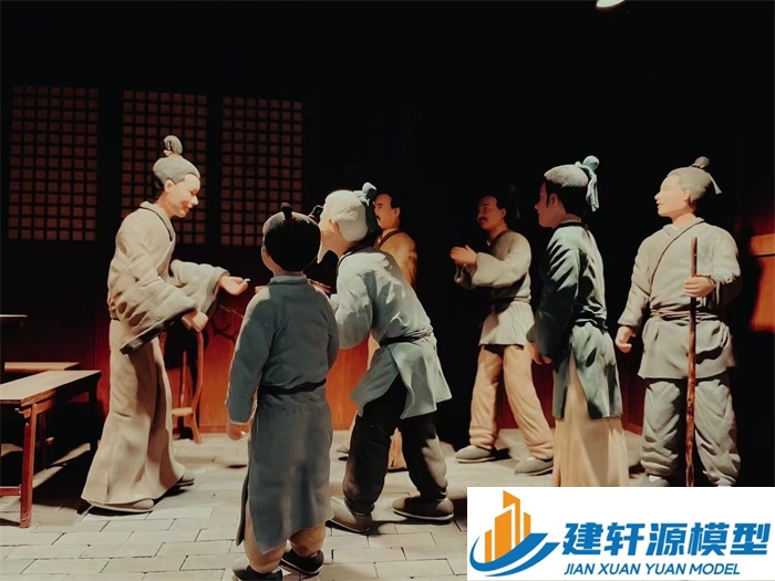民权喻侃压粮饷军场景