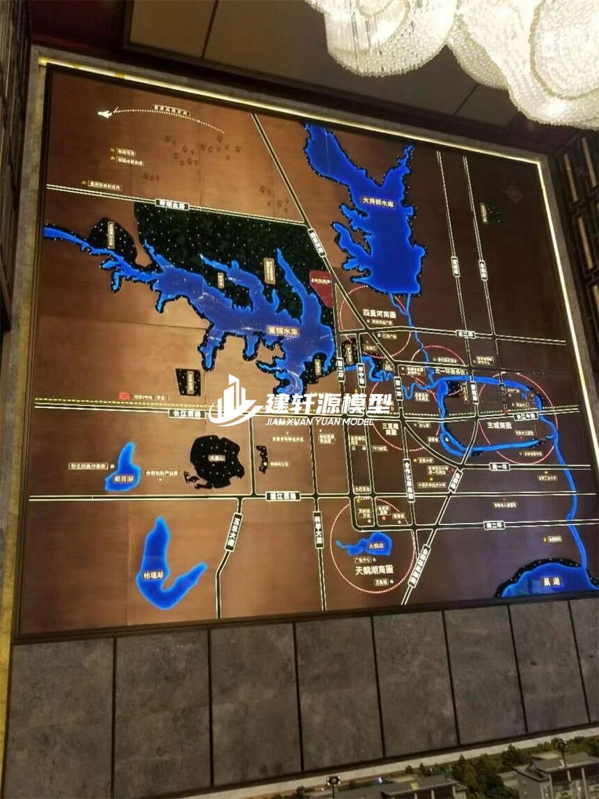 民权区域壁挂模型制作