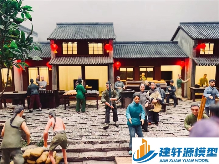 民权香市微缩模型