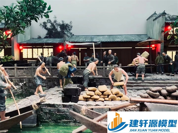 民权博物馆江南水乡模型